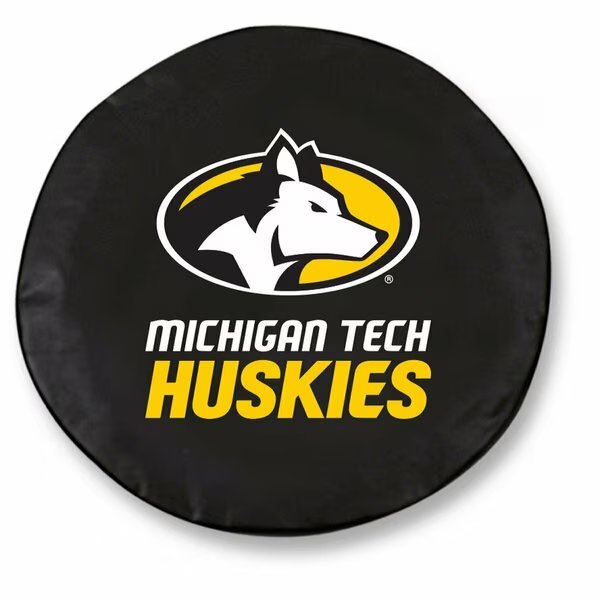 29 x 8 Michigan Tech Tire Cover, Holland Bar Stool Co, Mfr#: TCFMITechBK